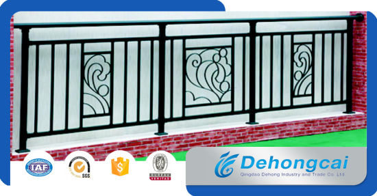 Valla de balcón de hierro forjado galvanizado / barandilla de seguridad / barandillas de balcón
