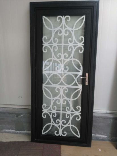 Nuevo diseño popular precio barato puerta de entrada con alta calidad