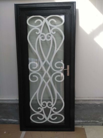 Nuevo diseño popular precio barato puerta de entrada con alta calidad